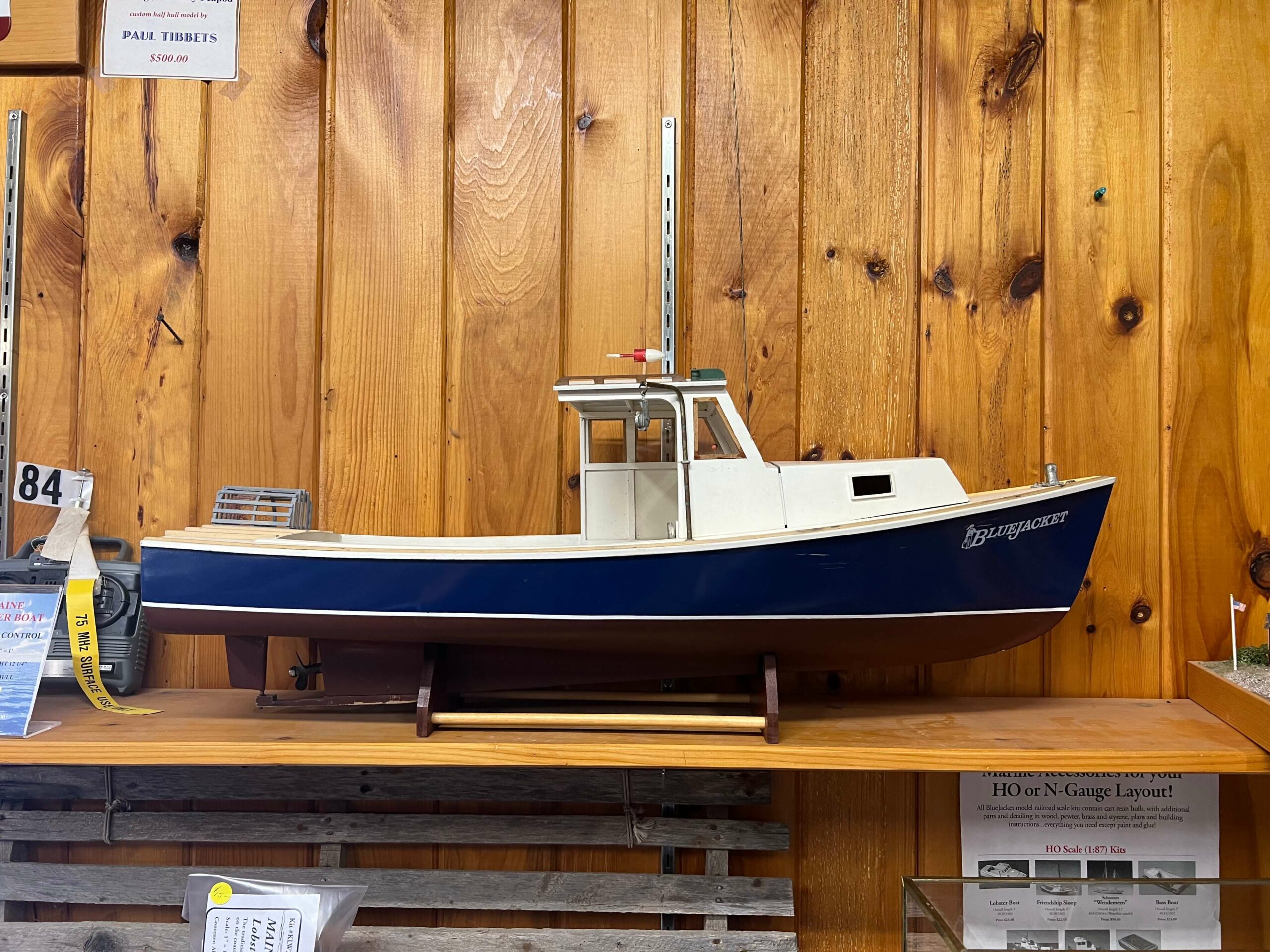 Maine Lobster Boat Model Kit- Maine Lobster Boat Wood Model - Bluejacket  Shipcrafters, Inc.