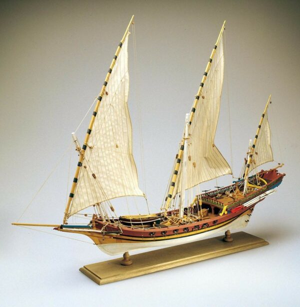 Xebec Wooden Model Ship Kit