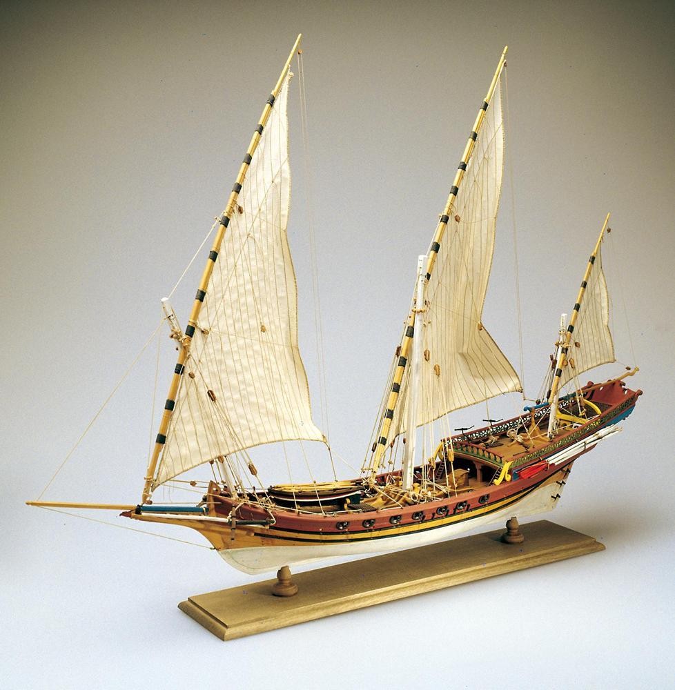 Xebec Wood Model Ship Kit - Wood Model Ship Kit - Bluejacket Shipcrafters,  Inc.