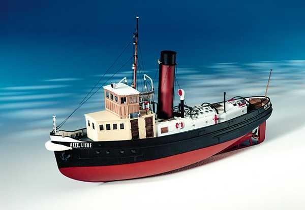 Alte Liebe Harbor Tug Wood Model Kit